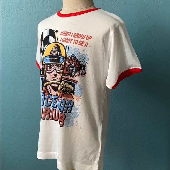 Kids unisex tshirt Race car driver size 7-8 years - Picture 3 of 3